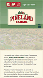 Mobile Screenshot of pinelandfarms.org