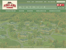 Tablet Screenshot of pinelandfarms.org